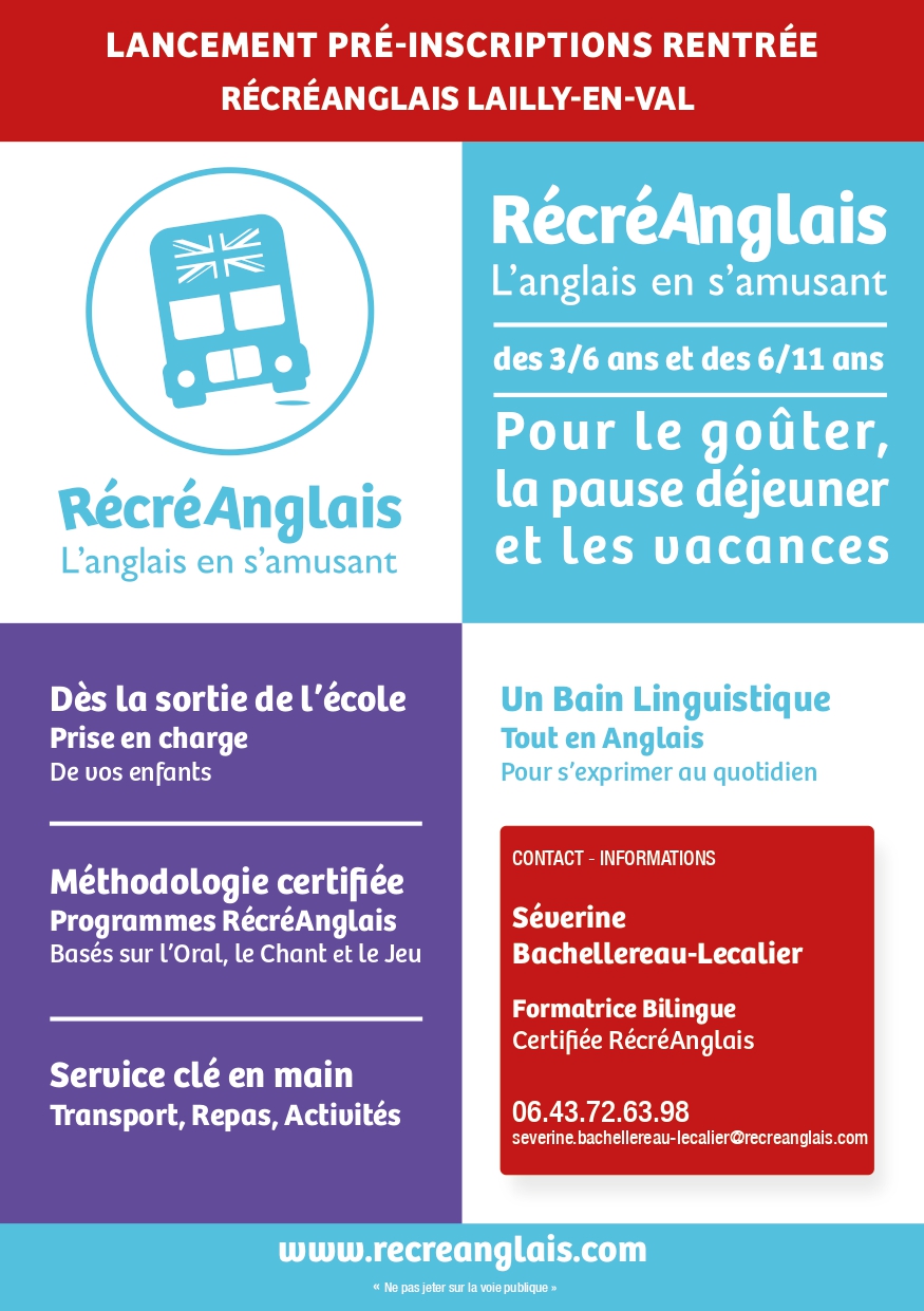 RécréAnglais - flyer